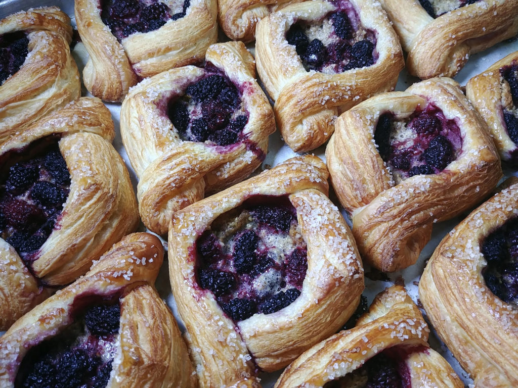 Christmas Pastry - Chocolate Raspberry Diamond