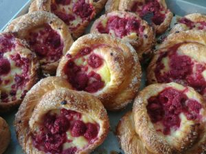 Thanksgiving Pastry - Cranberry Lime Blossom